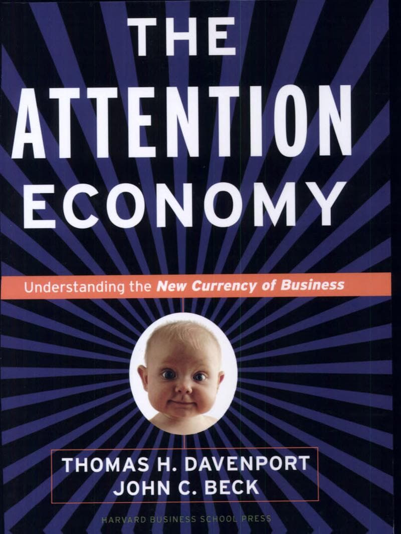 Cover of The Attention Economy